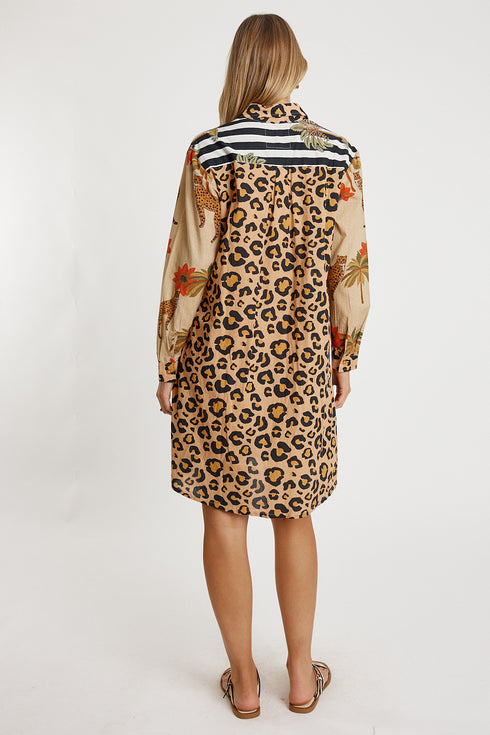 Congo Shirt Dress Natural